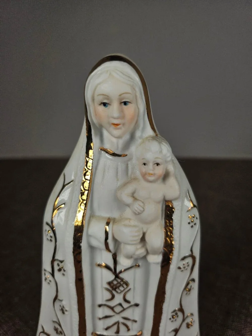 Nossa Senhora da Saude Porcelain Statue Our Lady of Health Madonna And Child